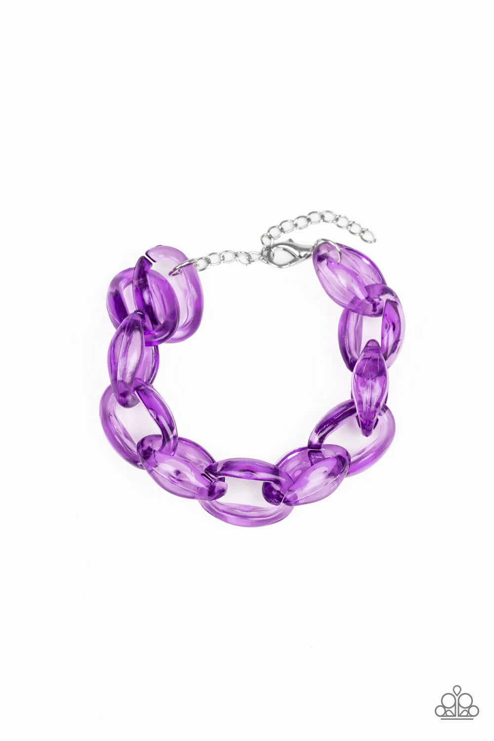 Paparazzi Bracelets - Ice Ice Baby -- Purple