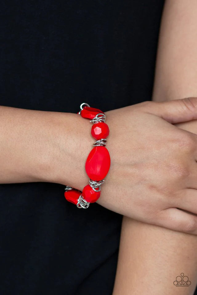 Paparazzi Bracelets - Savor the Flavor - Red