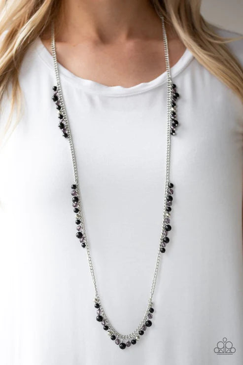 Paparazzi Necklaces - Miami Mojito - Black