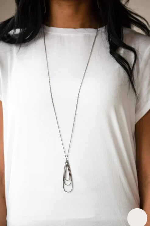 Paparazzi Necklaces - The Big Three - Black
