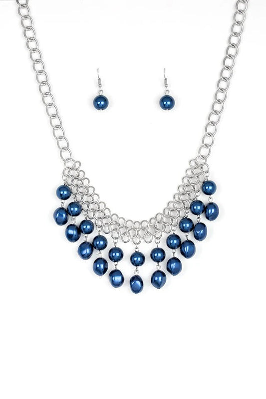 Paparazzi Necklaces - 5th Avenue Fleek - Blue