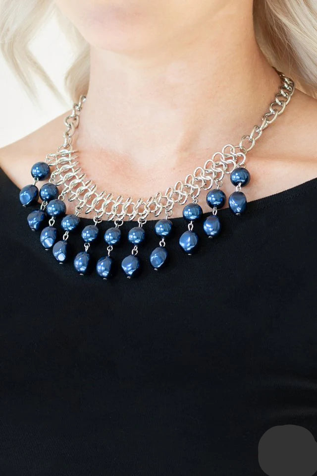 Paparazzi Necklaces - 5th Avenue Fleek - Blue