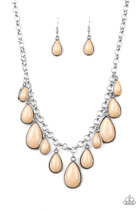 Paparazzi Necklaces - Jaw-Dropping Diva - Brown