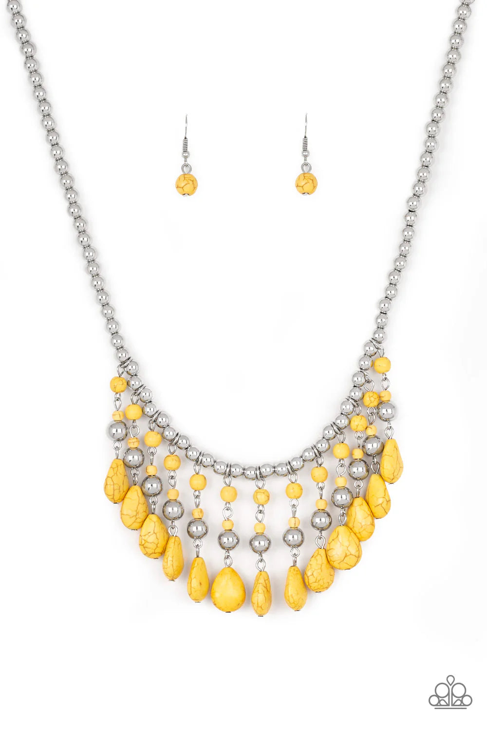 Paparazzi Necklaces - Rural Revival - Yellow