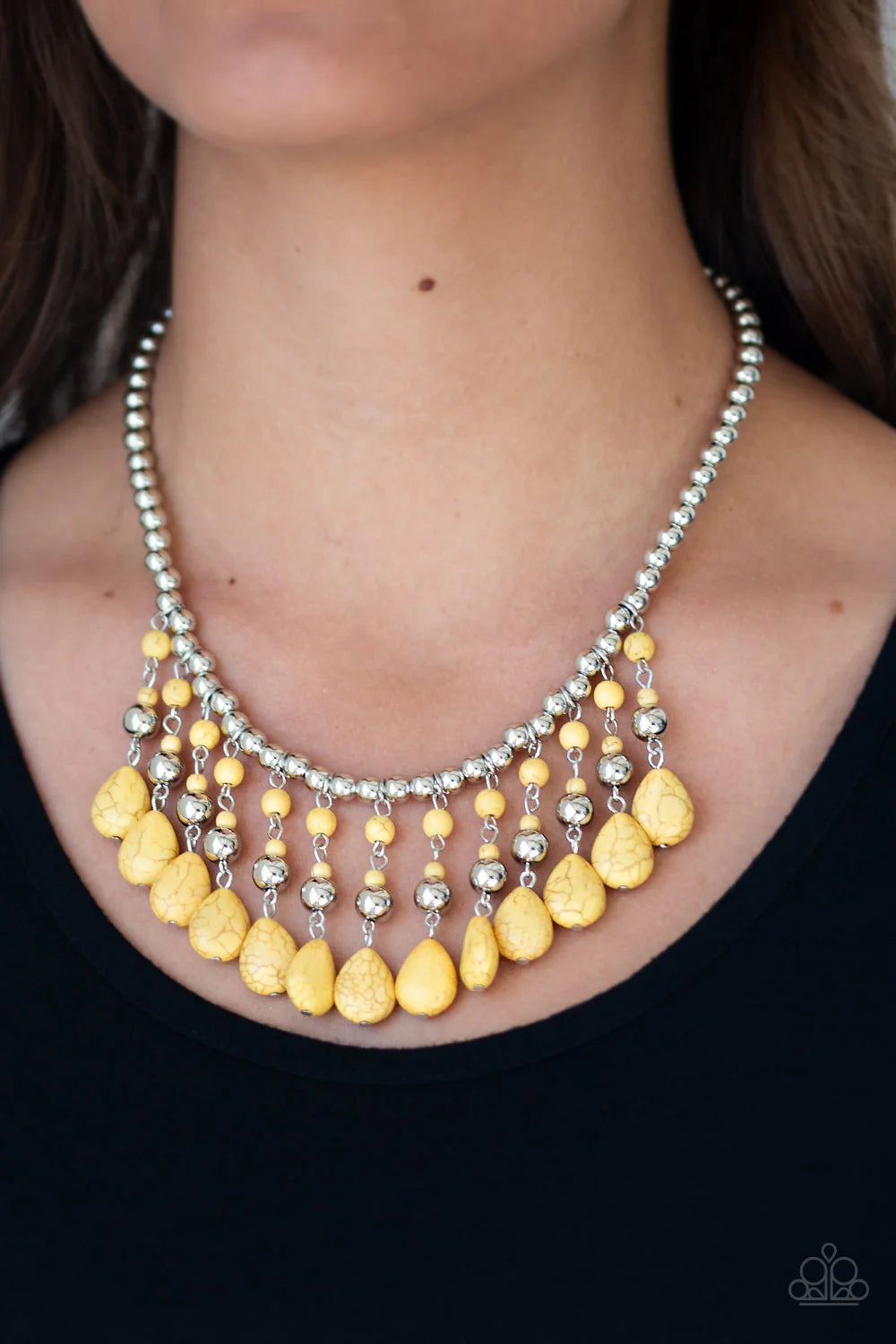Paparazzi Necklaces - Rural Revival - Yellow