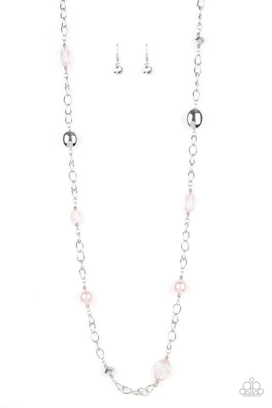 Paparazzi Necklaces - Only for Special Occasions - Pink - N717A