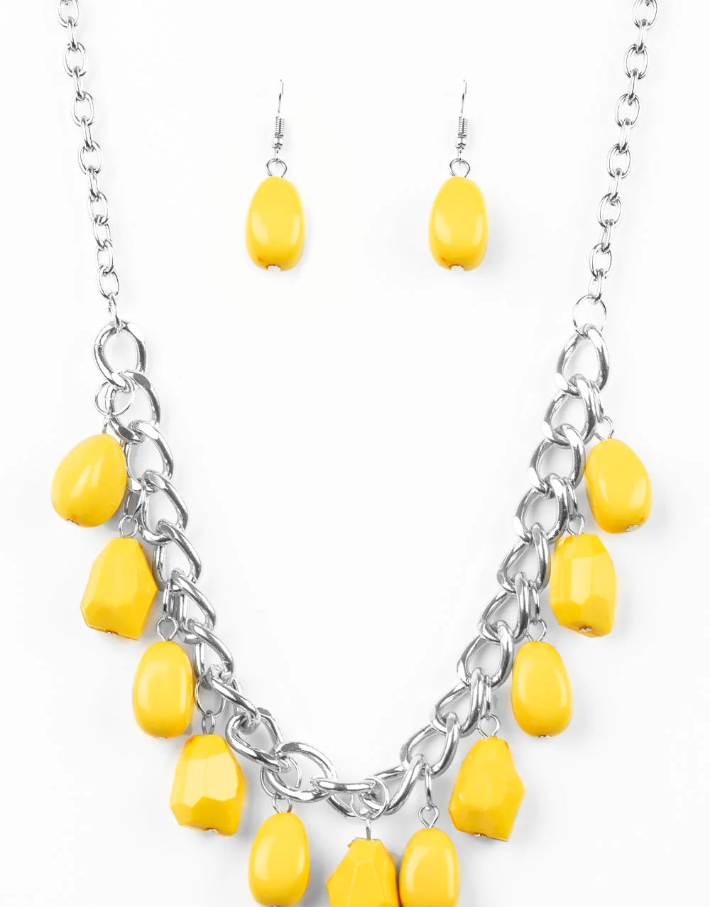 Paparazzi Necklaces - Take the Color Wheel! - Yellow