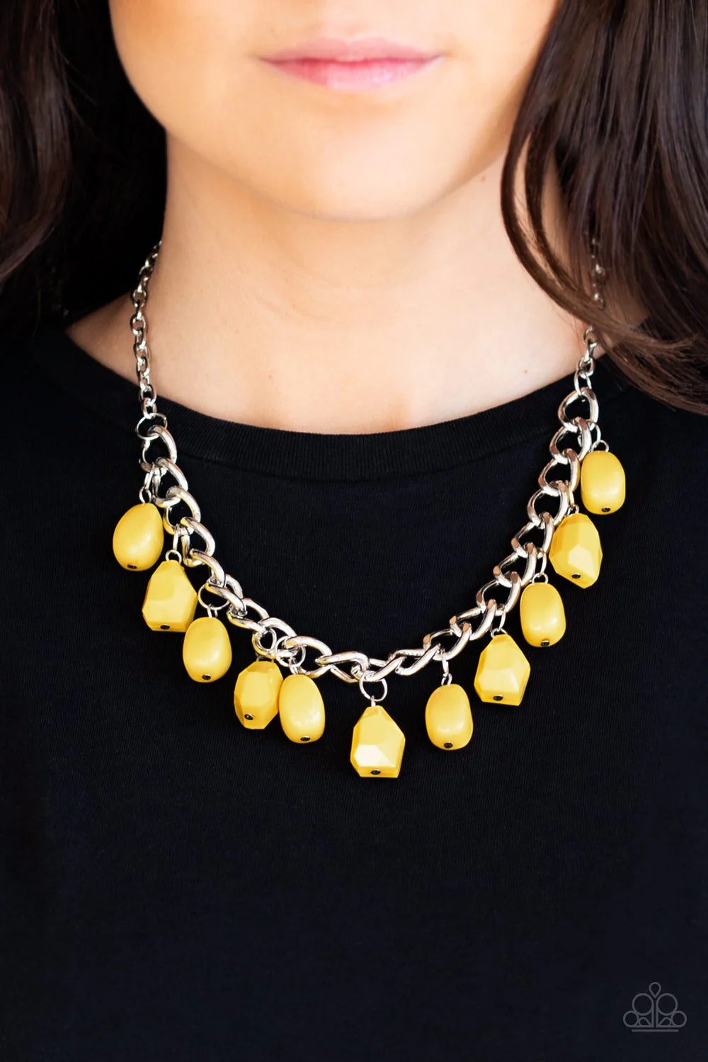 Paparazzi Necklaces - Take the Color Wheel! - Yellow