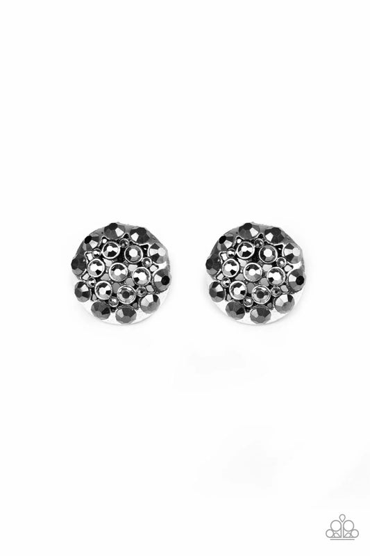 Paparazzi Earrings - Hollywood Drama - Silver