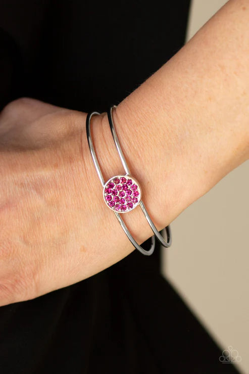Paparazzi Bracelets - Dial up the Dazzle - Pink