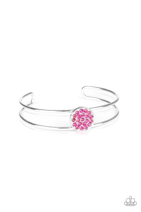 Paparazzi Bracelets - Dial up the Dazzle - Pink