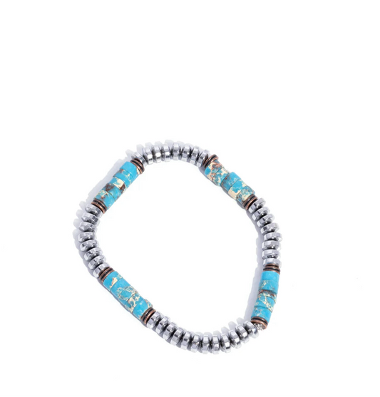 Paparazzi Men's Collection - Marbled Mecca - Blue