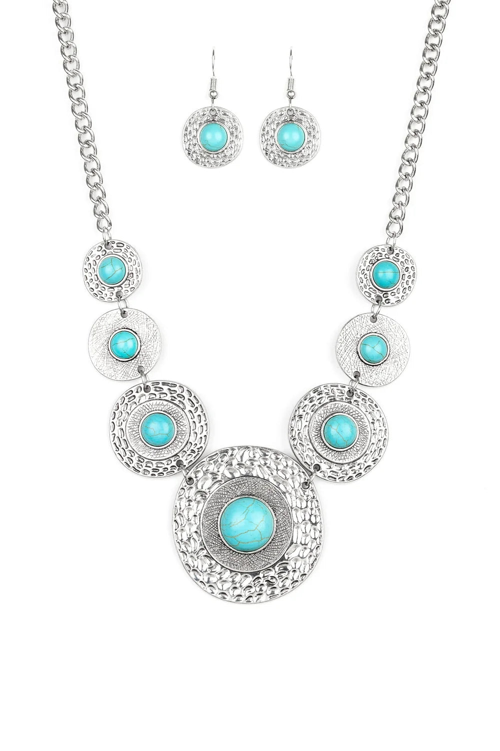 Paparazzi Necklaces - Tiger Trap - Blue - Fashion Fix - Simply Santa Fe