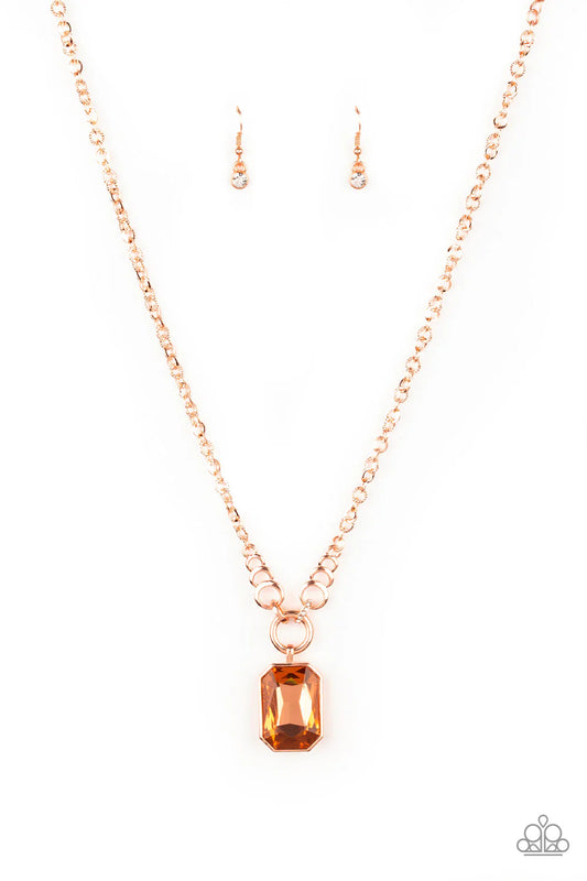 Paparazzi Necklaces - Queen Bling - Copper