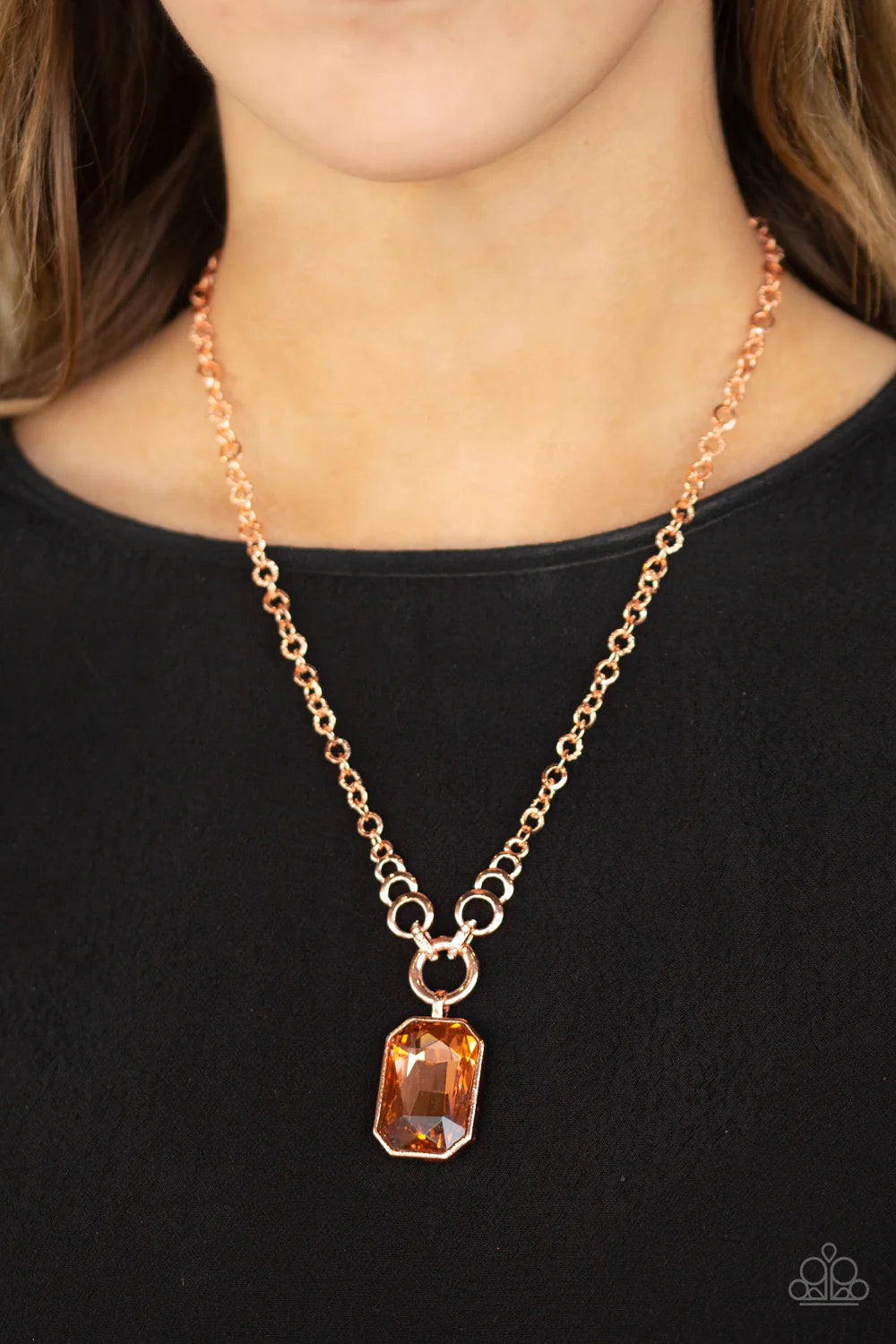 Paparazzi Necklaces - Queen Bling - Copper