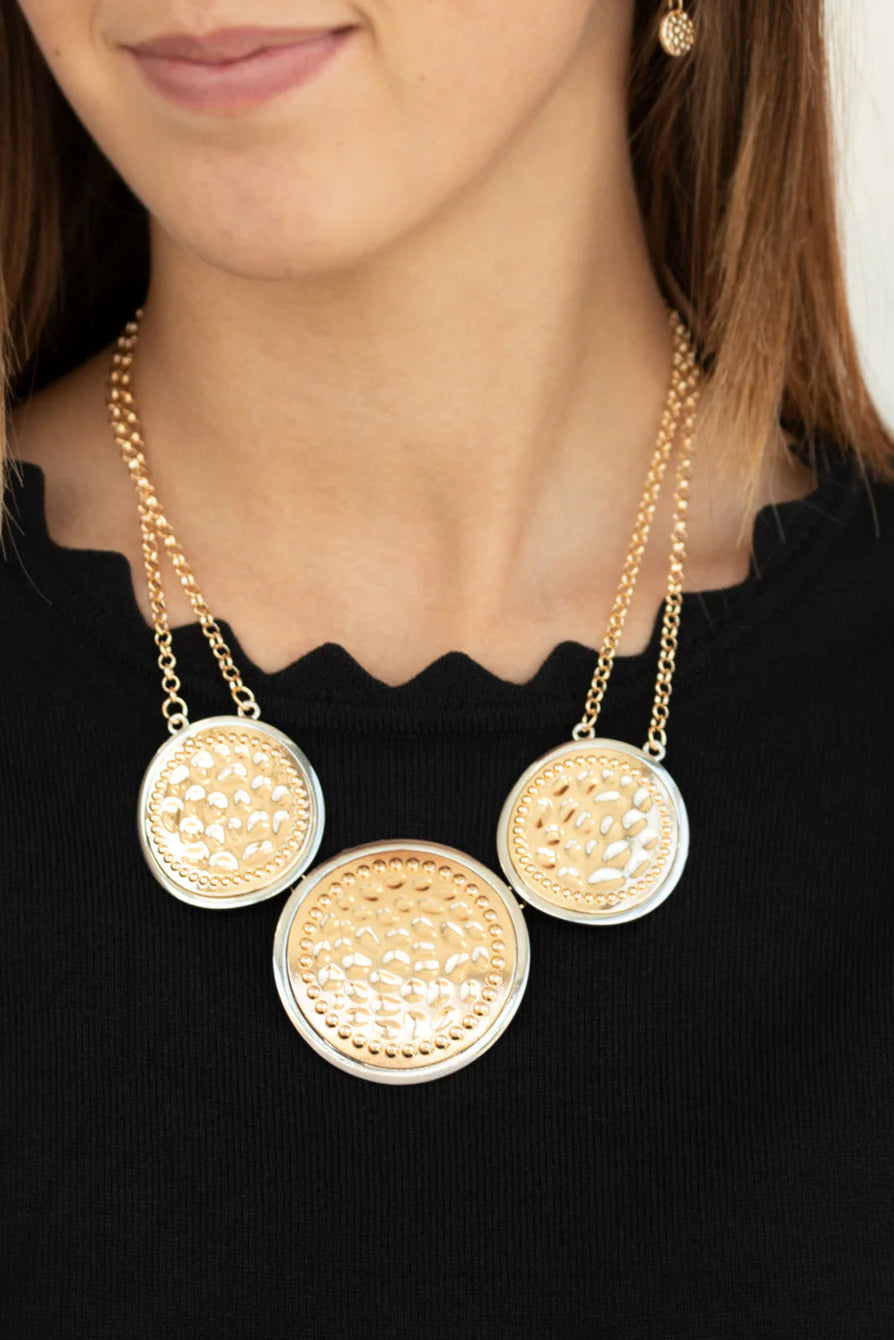 Paparazzi Necklaces - Gladiator Glam - Gold