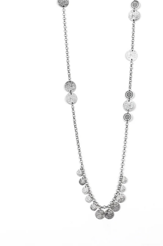 Paparazzi Necklaces - Trailblazing Trinket - Silver