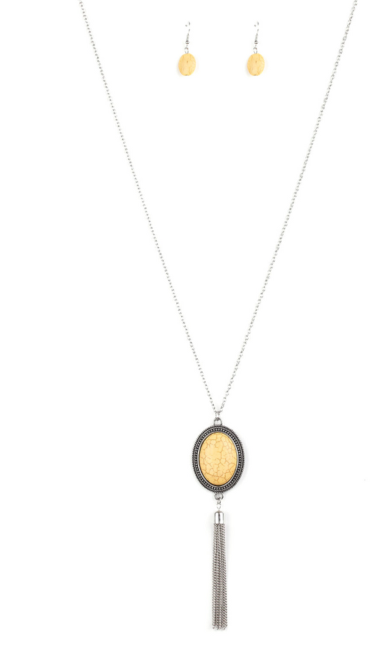 Paparazzi Necklaces - Nomadic Dramatics - Yellow