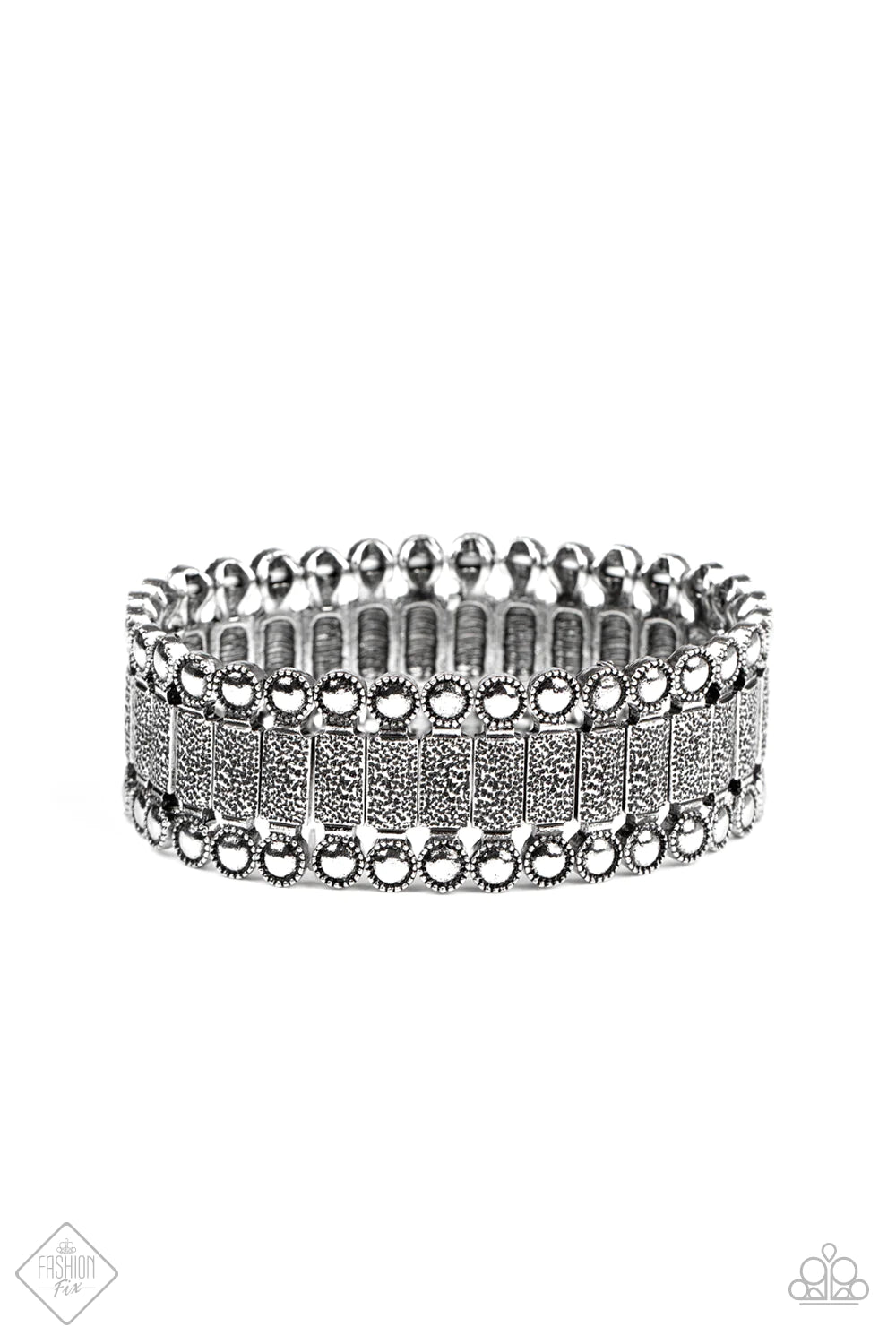 Paparazzi Bracelets - Rustic Rhythm - Silver