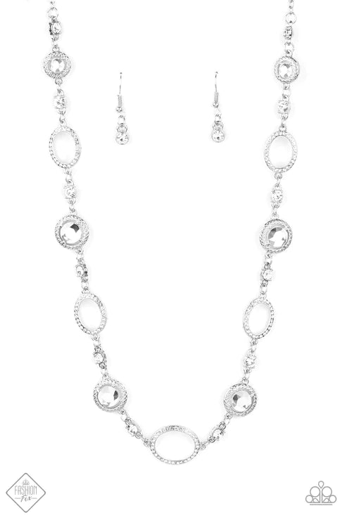 Paparazzi Necklaces - Pushing Your Luxe - White - Fashion Fix
