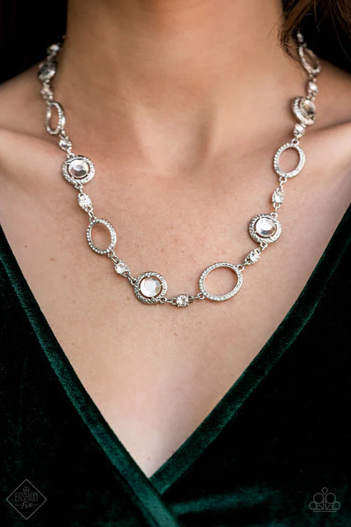 Paparazzi Necklaces - Pushing Your Luxe - White - Fashion Fix
