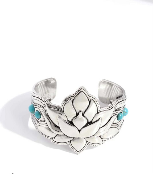 Paparazzi Bracelets - Desert Drill - Blue - Fashion Fix