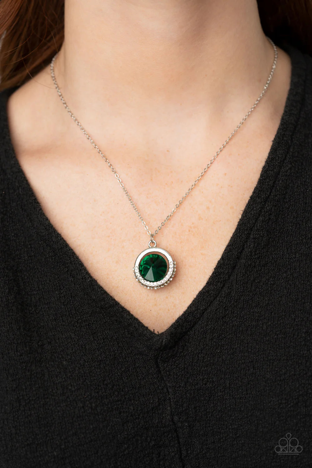Paparazzi Necklaces - Trademark Twinkle - Green