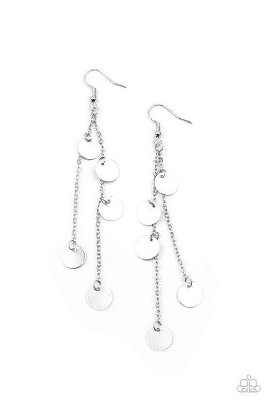 Paparazzi Earrings - Take a Good Look - Silver