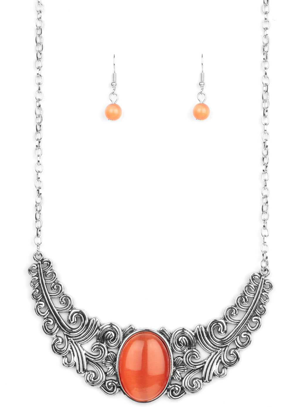 Paparazzi Necklaces - Celestial Eden - Orange