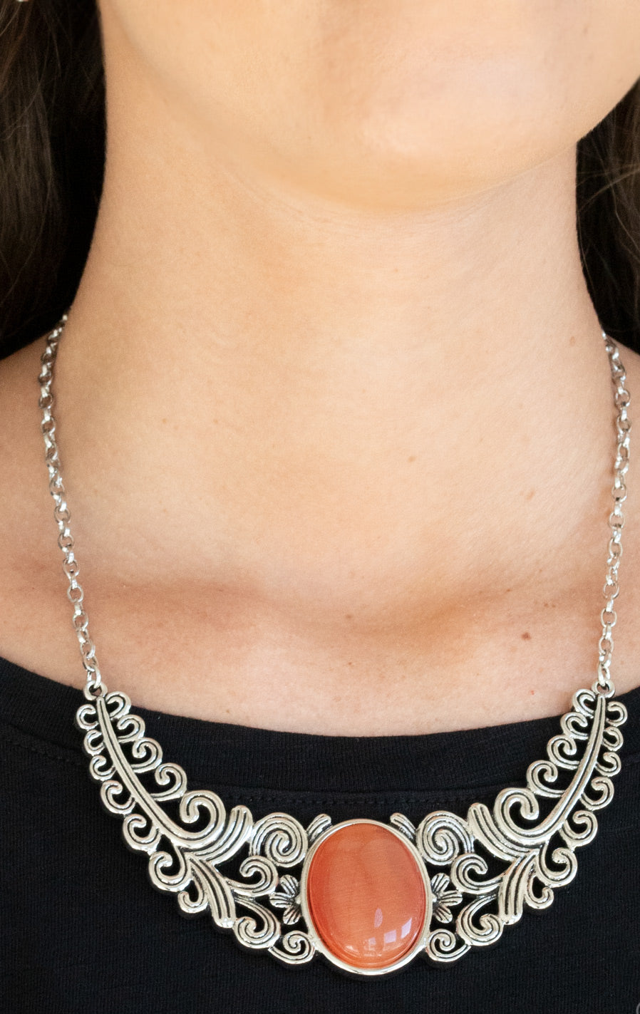 Paparazzi Necklaces - Celestial Eden - Orange