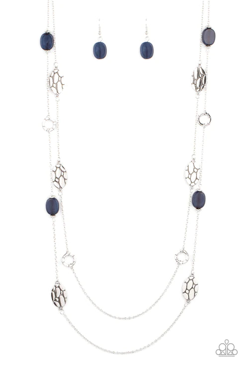 Paparazzi Necklaces - Cobble Creeks - Blue