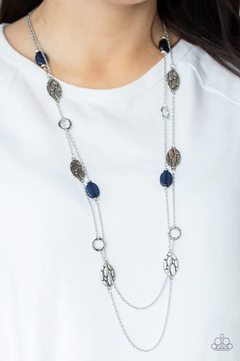 Paparazzi Necklaces - Cobble Creeks - Blue
