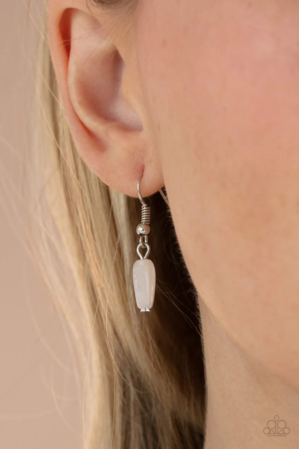 Paparazzi Necklaces - Light-Scattering Luminosity - White