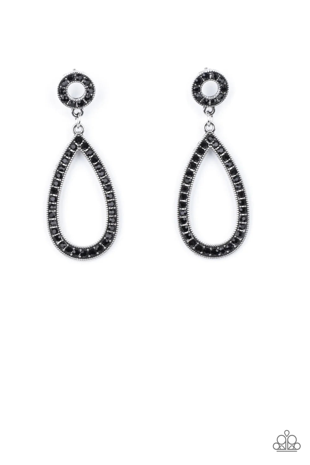 Paparazzi Earrings - Regal Revival - Black