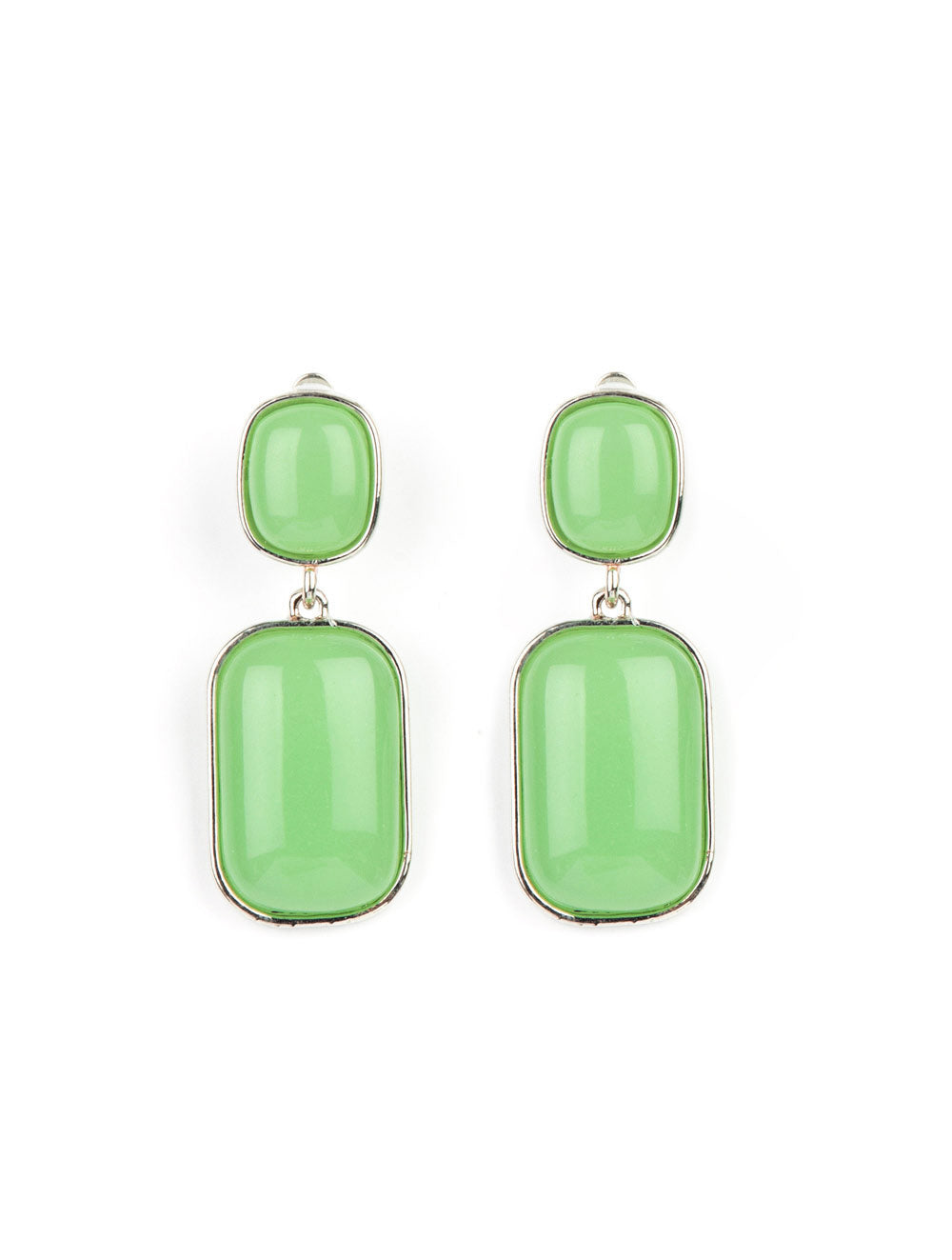 Paparazzi Earrings - Meet Me At The Plaza - Green