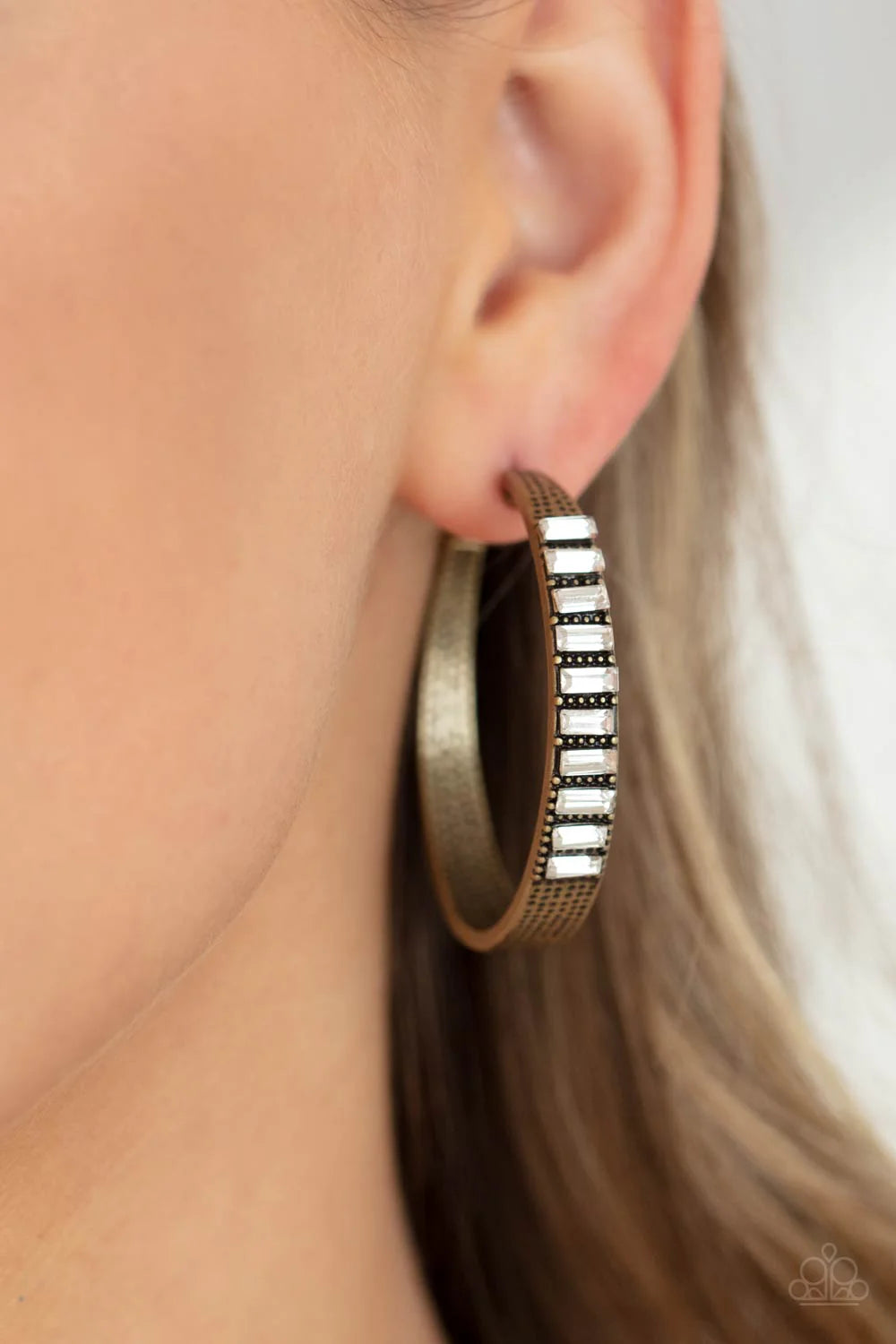 Paparazzi Earrings - More to Love - Brass