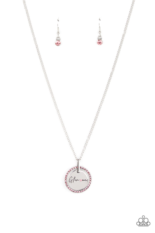 Paparazzi Necklaces - Glam-ma Glamorous - Pink
