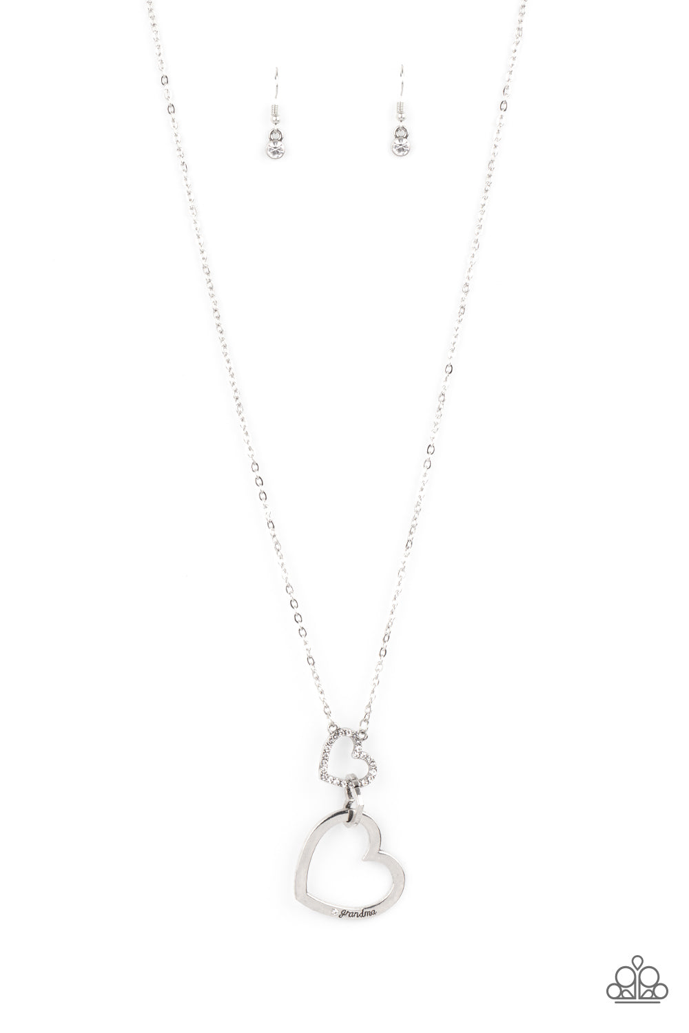 Paparazzi Necklaces - Grandma Glow - White