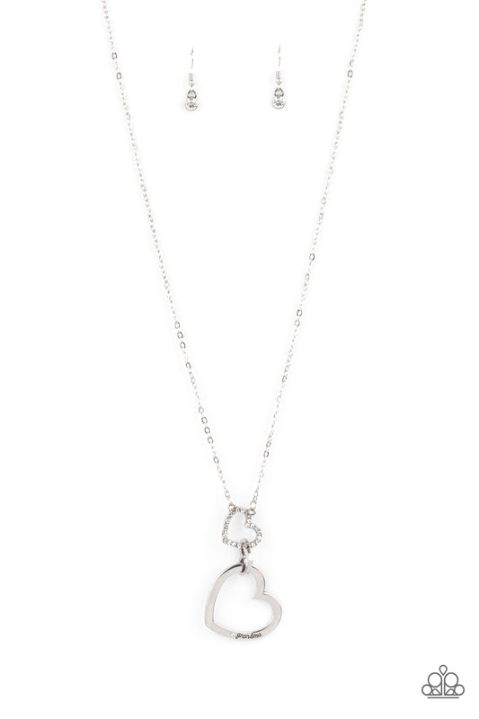 Paparazzi Necklaces - Grandma Glow - White