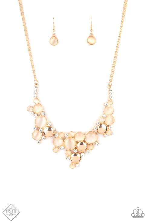 Paparazzi Necklaces - Fairytale affair - Gold - Fashion Fix
