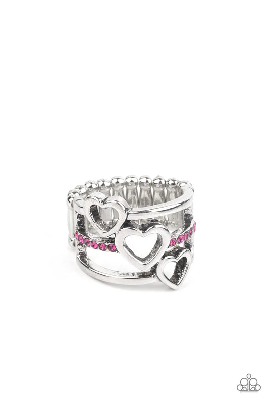 Paparazzi Rings - Give me Amor - Pink