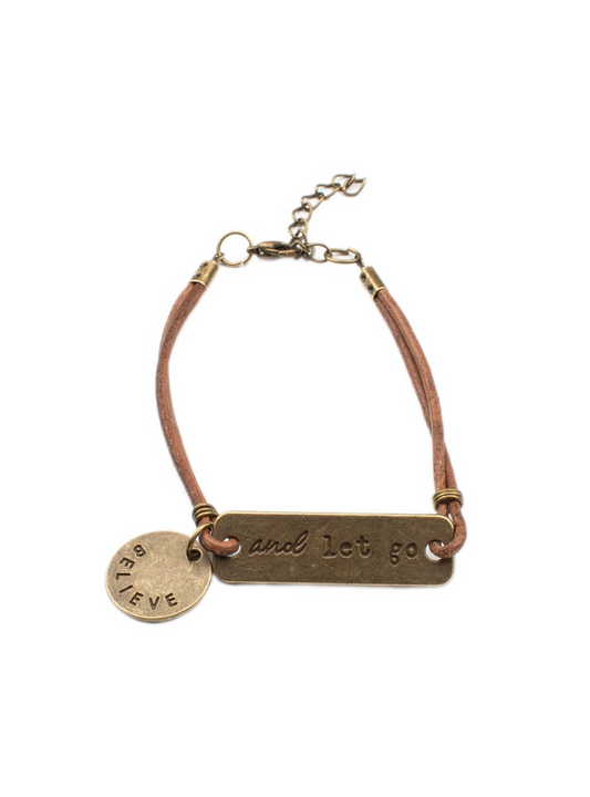 Paparazzi Bracelets - Believe and Let Go - Brass