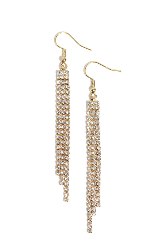 Paparazzi Earrings - Candescently Couture - Gold
