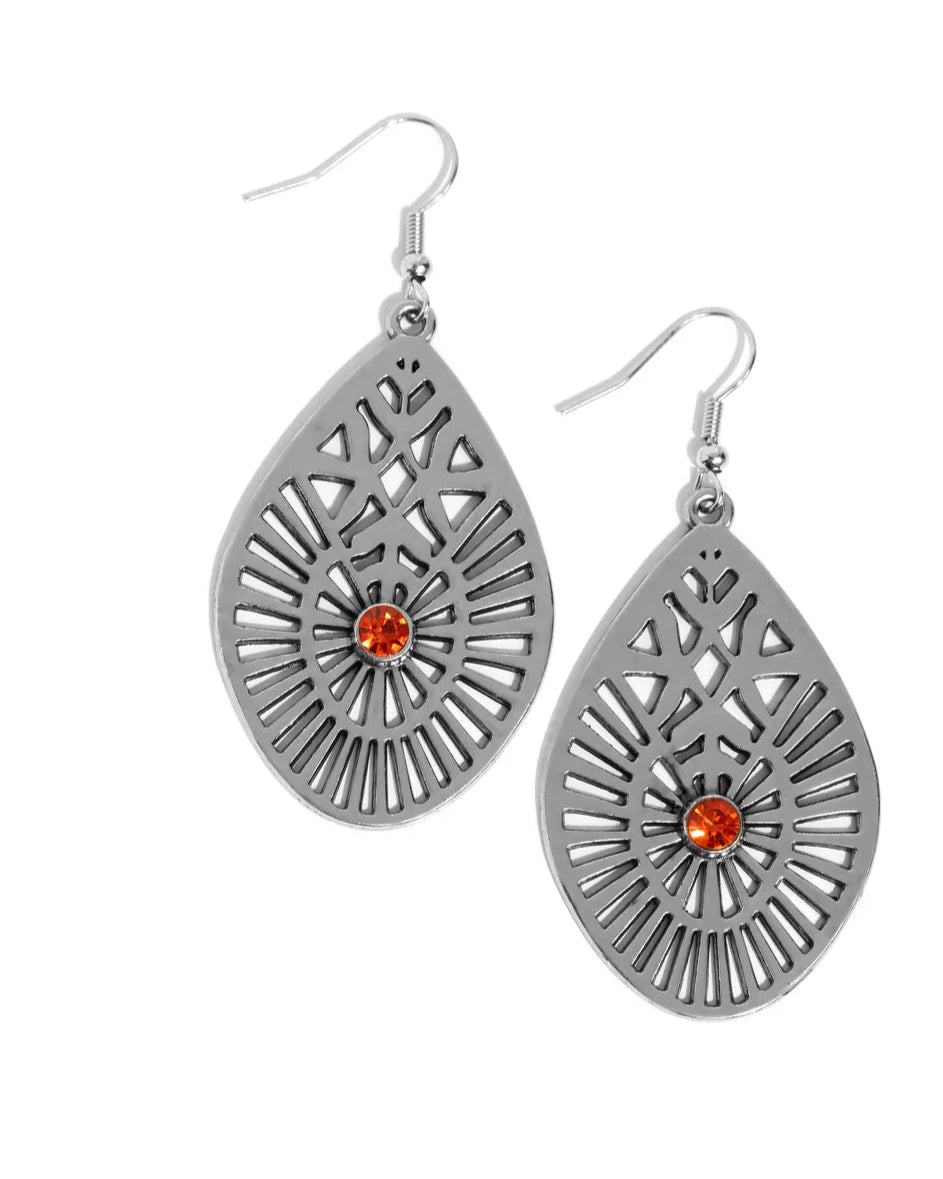 Paparazzi Earrings - Modern Mural - Orange