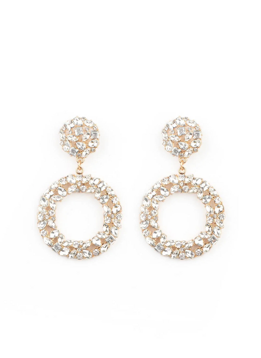 Paparazzi Earrings - Party Ensemble - Gold