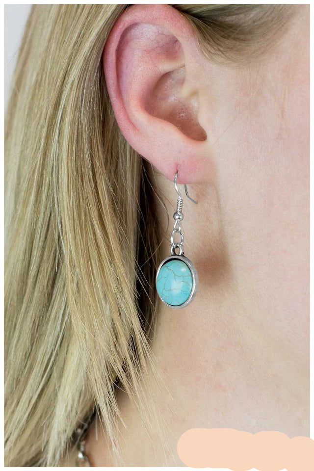 Paparazzi Necklaces - Cougar - Blue
