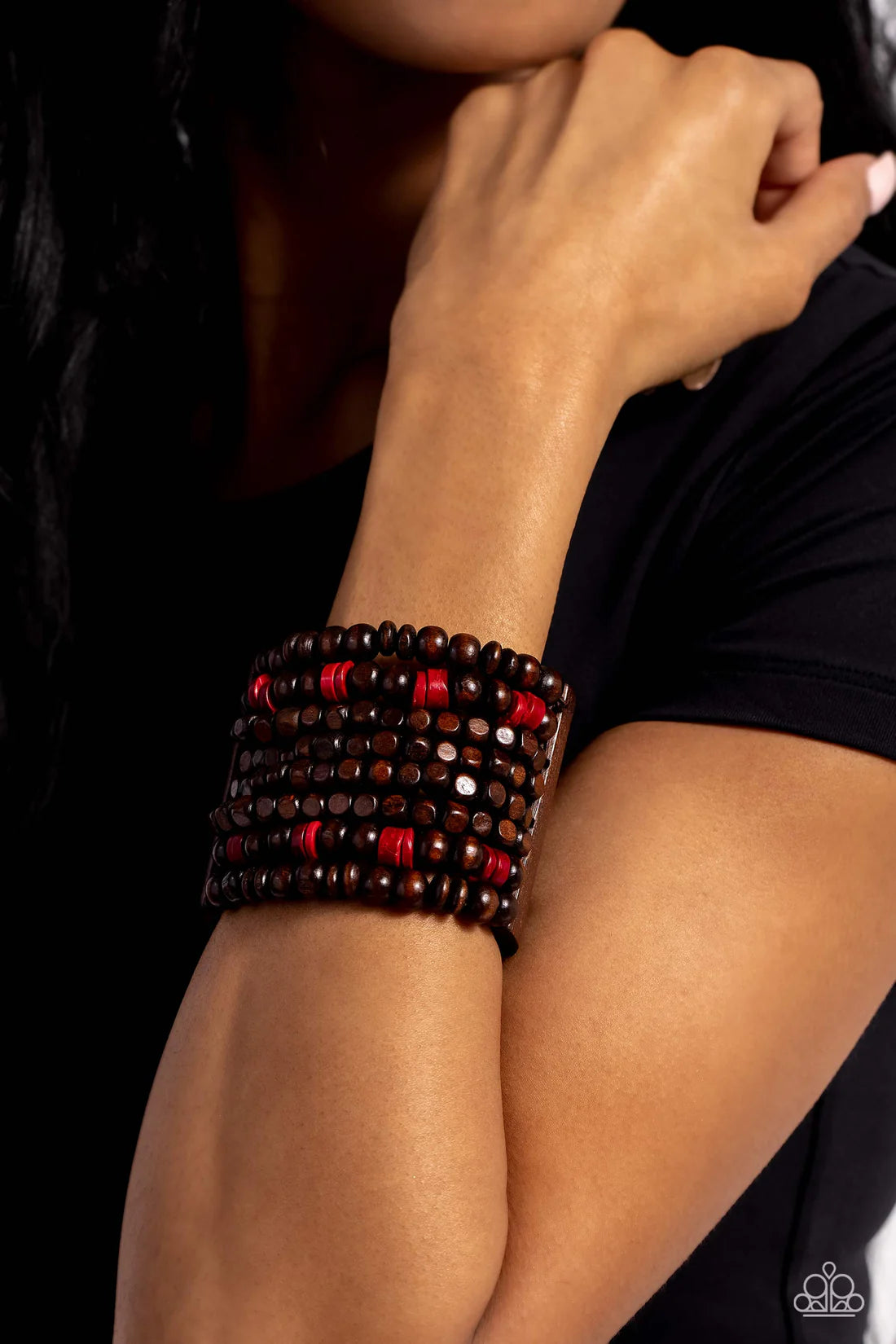 Paparazzi Bracelets - Tropical Time Zone - Red