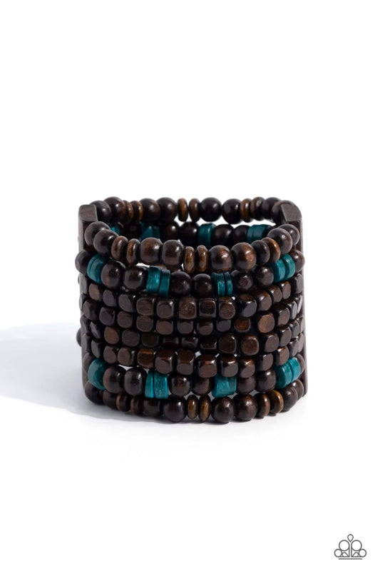 Paparazzi Bracelets - Tropical Time Zone - Blue