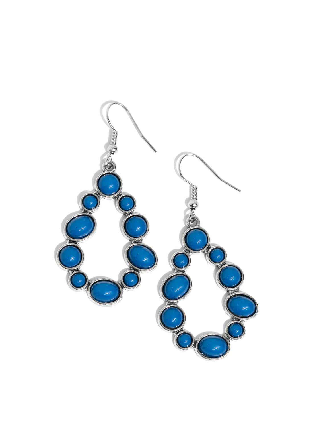 Paparazzi Earrings - Pop-ular Party - Blue