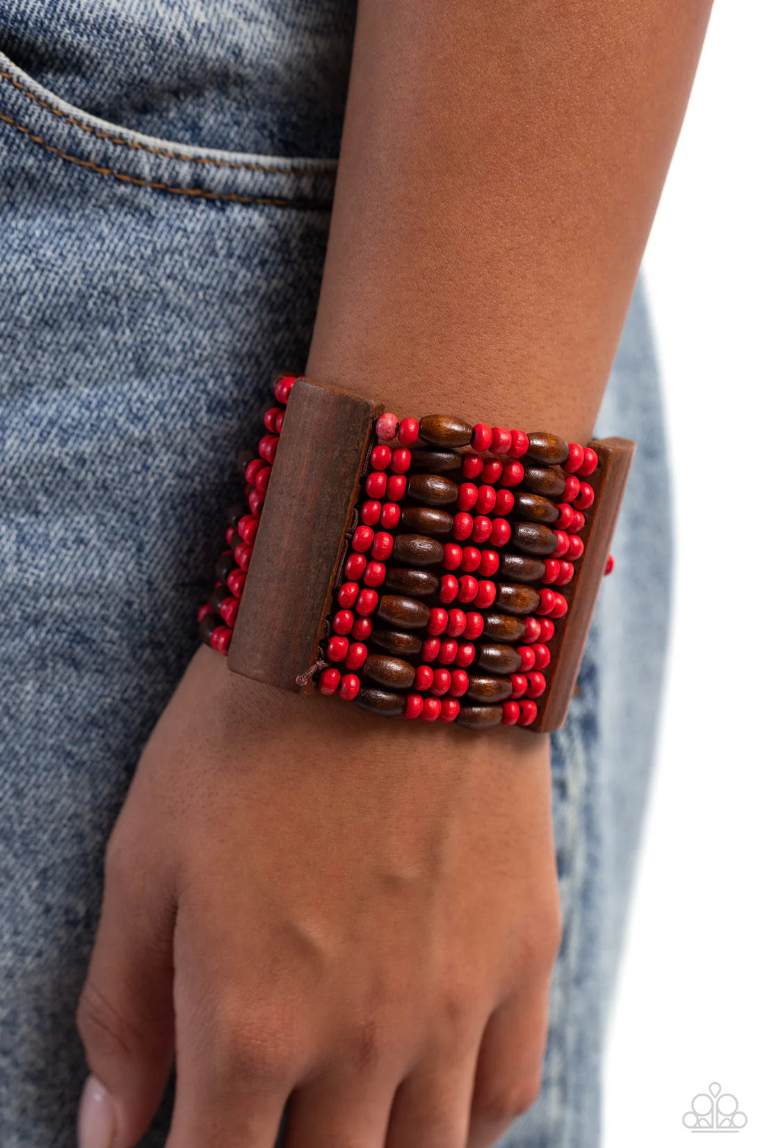 Paparazzi Bracelets - Tropical Takeover - Red